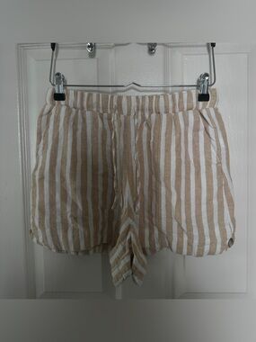 Universal Thread Stripes Linen Shorts